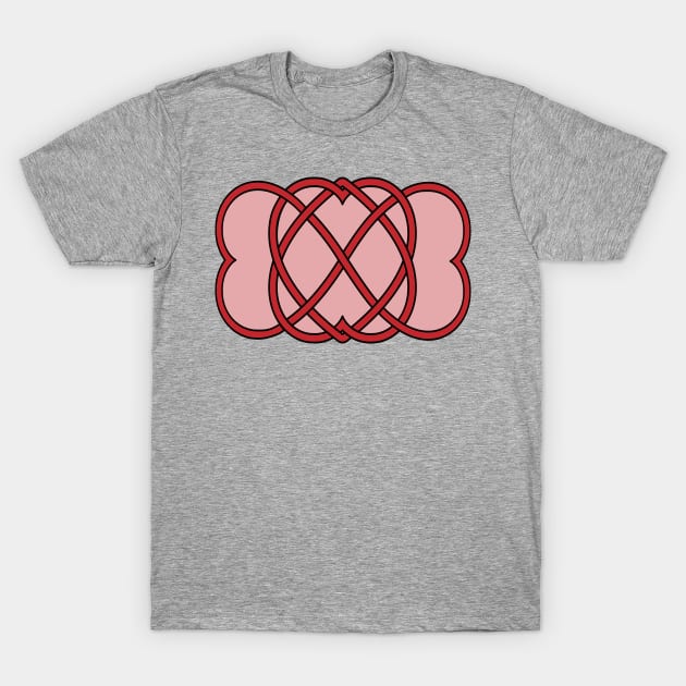 Celtic Knot Heart Valentine T-Shirt by skauff